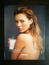 1995 Kate Moss Got Milk? Full Page Original Color Ad - $5.69