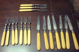 Henry ATKIN- Atkin BROTHERS- Sheffield Ha Ea Fa, 17 Pieces, Knives / Forks[Cuttl - £117.53 GBP