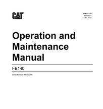 CATERPILLAR FB140 Feeder Breaker Operation Manual FLASH DRIVE OR PDF! - $29.65