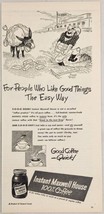 1948 Print Ad Instant Maxwell House 100% Coffee Gold Miner Drawn by Frank Tashli - £12.09 GBP