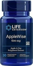 Life Extension AppleWise (Apple-A-Day Polyphenol Extract) 600 Mg, 30 Vegetari... - $26.43