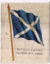 British Empire The Cross Of St Andrew Kensitas Cigarettes Silk Trade Card - £3.10 GBP