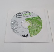 Intel Desktop Motherboard CA810E Software &amp; Manual CD Audio / Lan  - $24.18