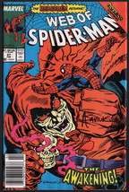 Web of Spider-Man 47 SIGNED Alex Saviuk Art ~ Hobgoblin Skull Cover Marvel Comic - £19.46 GBP