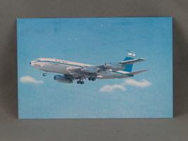 Vintage Postcard - Elal Israel Arlines Boeing Jet - Promotional Postcard - £11.74 GBP