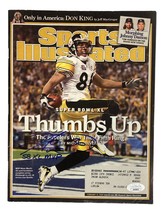 Hines Ward Signed Pittsburgh Steelers 2006 SI Magazine SB XL MVP JSA Hol... - £98.86 GBP