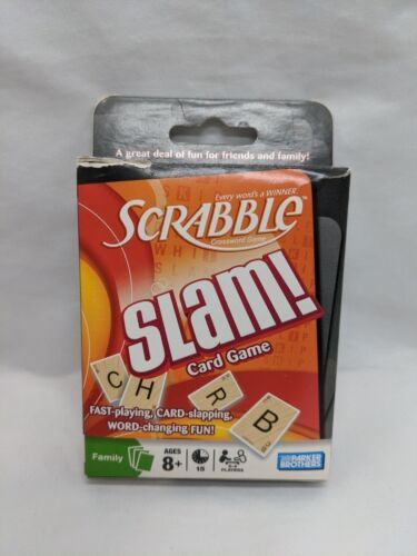 Parker Brothers Scrabble Slam Card Game Complete - $8.01
