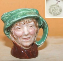Royal Doulton Mug 1.25&quot; Arriet Toby Jug Character Tiny Mini - $16.19