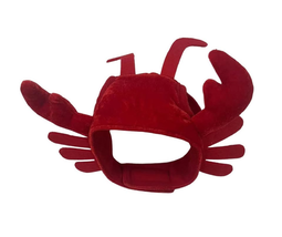 NEW Pet Dog Cat Lobster Halloween Costume Hat sz XS/S 11-3 in. red plush... - $9.95