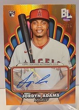 2024 Topps Big League Auto Jordyn Adams Orange Refractor RC #OAA-JA  17/25 - $27.88