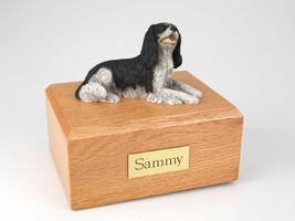 King Charles Spaniel Black Pet Cremation Urn Available 3 Diff. Colors &amp; 4 Sizes - £132.97 GBP+