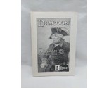 Dragoon The Prussian War Machine PC Video Game Manual Only - $24.05