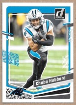 2023 Donruss #40 Chuba Hubbard Carolina Panthers - £1.48 GBP