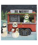 2 Packs Cocktail Napkins Christmas On Wheels Paper Napkins 40 Counts 5” ... - $27.53 CAD