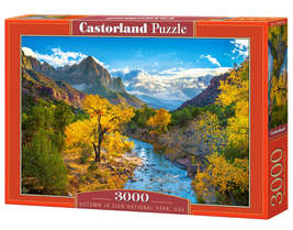 3000 Piece Jigsaw Puzzles, Autumn in Zion National Park, Nature and Landscape, U - £28.85 GBP