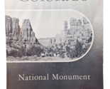 1949 Colorado National Monument US Park Service Brochure Map Colorado CO - $24.91