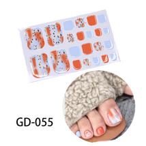 GD 055 Full size Nail Wraps Stickers Polish Manicure Art Self Stick Deco... - £3.93 GBP