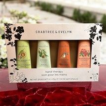 Crabtree &amp; Evelyn NIB Set of 4 0.9oz Hand Therapy Lotion - $32.73