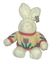 MTY International Bunny Rabbit Sweater Plush 19 inch with Tag Stuffed Animal - $24.63