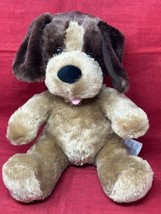 14&quot; Build a Bear Plush Brown Tan Puppy Dog Retired Stuffed Animal 2013 - $17.70