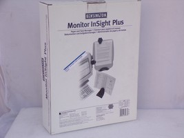 Kensington K62063B Monitor InSight Plus Ergonomic Document Holder &amp; Orga... - £6.27 GBP