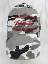 2013 Nebraska Governors Cup Budweiser Beer Camo Baseball Cap Hat Adjustable-Back - £9.76 GBP