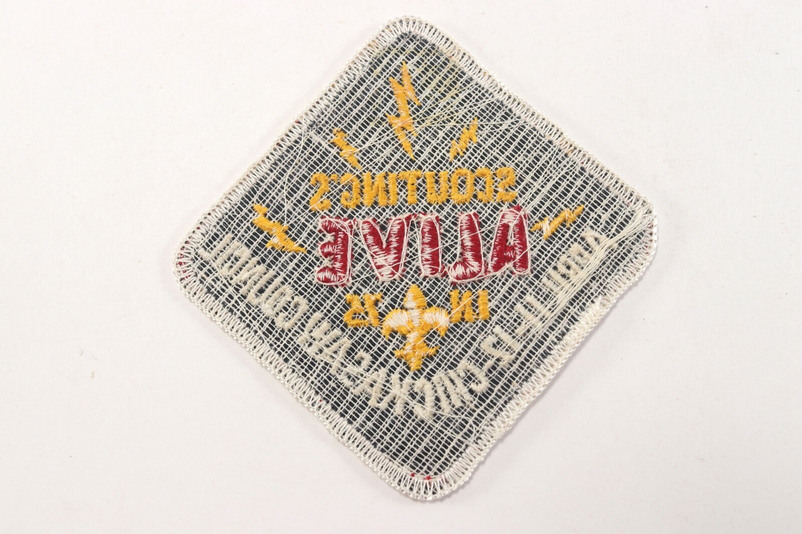 ALIVE 1975 April 11-12th Show Chickasaw Council Boy Scouts of America BSA Patch Item image 3
