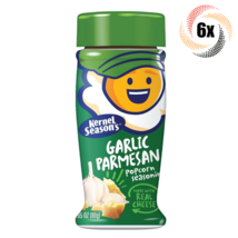 6x Shakers Kernel Season&#39;s Garlic Parmesan Flavor Popcorn Seasoning | 2.... - £30.09 GBP