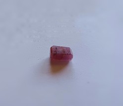 Faceted Freeform Ruby Cabochon, .5g Genuine Ruby Cabochon Natural 8mm x 6mm - £9.58 GBP