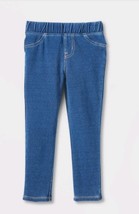 Toddler Girls&#39; 4T Blue Knit Jeggings Pants Cat &amp; Jack - $12.96