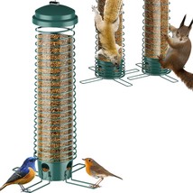Bird Feeders for Outdoors Hanging, Squirrel Proof Squirrel Proof Green - £33.07 GBP