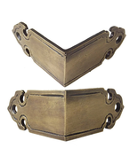Set of Barn Anchor Corner Protector | Solid BRASS Box Corner Gurard - $49.23 CAD+