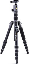 Compact Aluminum Travel Tripod With Bluetooth Remote, Smart Phone, Black. - £172.59 GBP