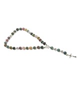 Handmade 8mm Anglican Prayer Beads Rosary Jade with - £31.79 GBP