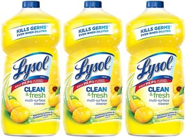 Lysol Clean and Fresh Multi-Surface Cleaner, Lemon and Sunflower, 40 Ounce (Pack - £10.31 GBP