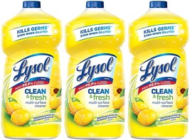 Lysol Clean and Fresh Multi-Surface Cleaner, Lemon and Sunflower, 40 Oun... - $246.14 MXN