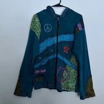 EUC Boho Ark Imports Zip-Up Sweater – No Size Tag (PTP 24.5”) ✨ - $32.00