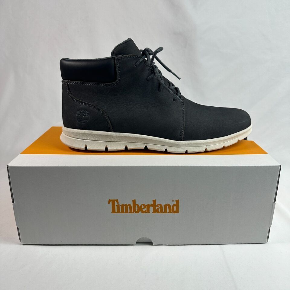 Timberland Men&#39;s Graydon Chukka Dark Gray Nubuck Lightweight Boot A4132 ... - $99.99