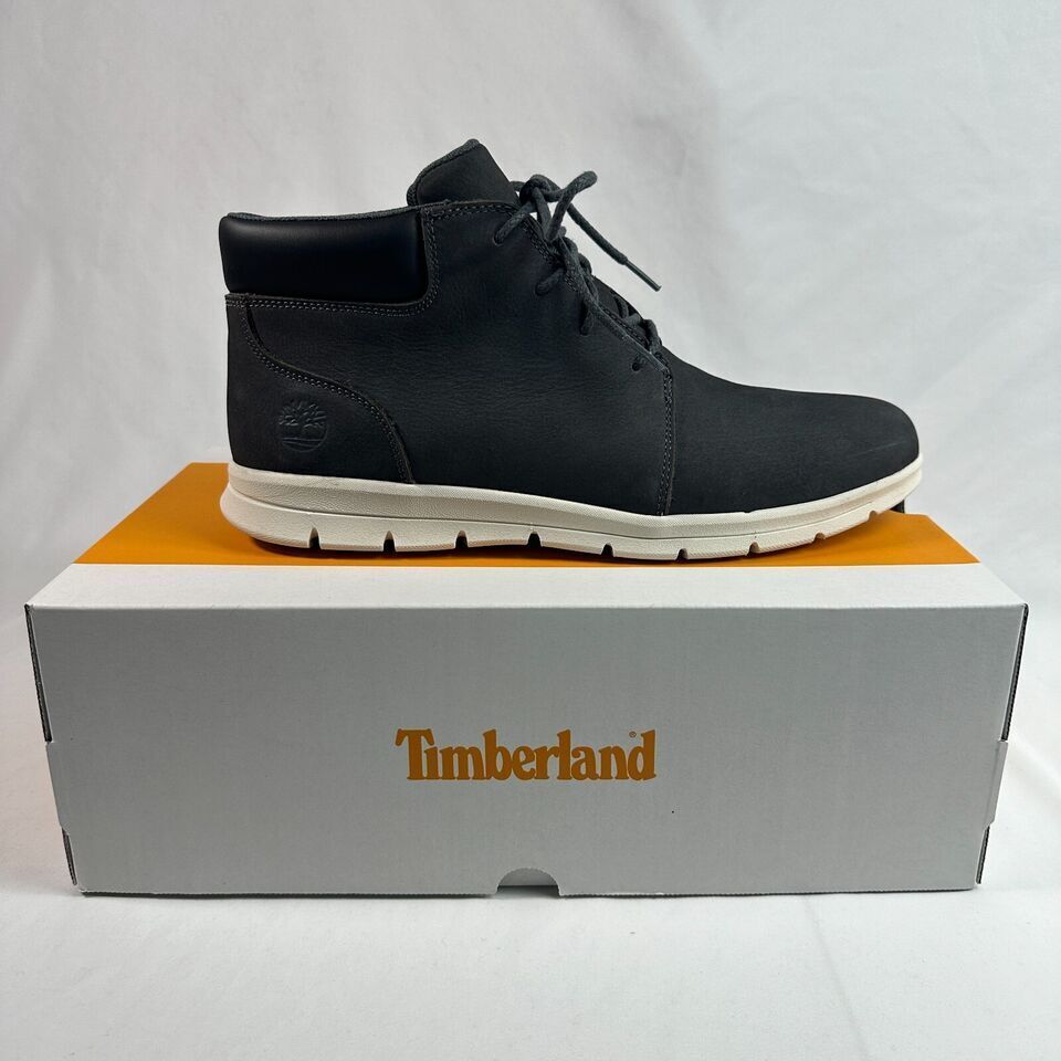 Primary image for Timberland Men's Graydon Chukka Dark Gray Nubuck Lightweight Boot A4132 SZ 12-13