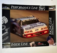Ford SVC Performance Line Racing Poster Michael Dingman #14 Mustang Insi... - $27.72