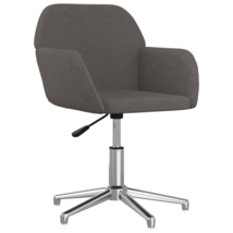 vidaXL Office Chair Dark Grey Fabric (100% polyester), metal, plywood - $2,337.04 MXN