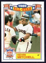 San Francisco Giants Kevin Mitchell 1990 Topps Glossy All Star Insert #6 nr mt ! - £0.39 GBP