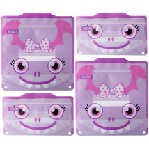 Russbe Monster Snack/Sandwich Bags 4pcs - Purple - £15.72 GBP