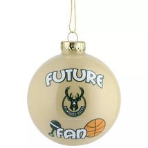 Milwaukee Bucks Ornament NBA Basketball Wisconsin Ball  New Rare GREAT GIFT - $15.74