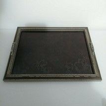 30s ART DECO DESIGNED REVERSE PAINTED SERVING TRAY Patent Date August 3,... - $87.03