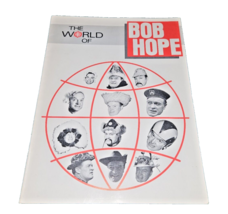 Vintage The World Of Bob Hope Softcover Booklet 38 Pagesfull Of B&amp;W Photos - £6.89 GBP