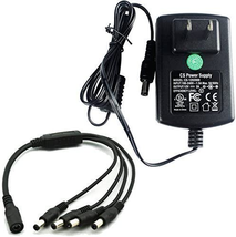 [UL Listed FCC] AC 100-240V to DC 12V 2A Power Supply Adapter 5.5Mm X 2.1Mm Swit - £12.94 GBP