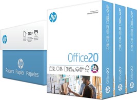 HP Printer Paper | 8.5 x 11 Paper | Office 20 lb | 3 Ream Case - 1500 Sh... - £35.88 GBP