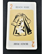 1965 Mystery Date board game replacement card yellow # 2 beach robe - £3.90 GBP