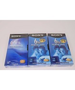 Lot of 3 Sony T120 Premium Grade VHS Video Tapes - $185.39 MXN